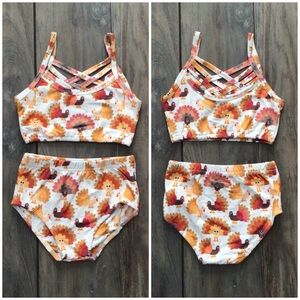 EEUC Custom Thanksgiving Turkey 2PC Dance Set Convention Wear - Multiple Sizes